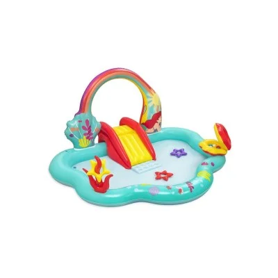 bestway play center contents 1 pool 3 star rings 6 play balls repair patch age 2